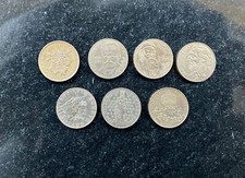 lot de 7 pièces françaises 10 FR francs commémoratives