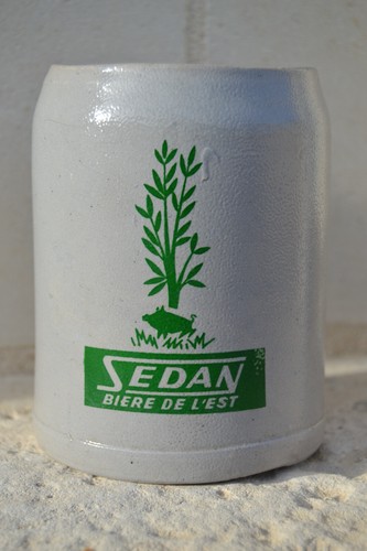 Chope grés sedan - sedan, bière