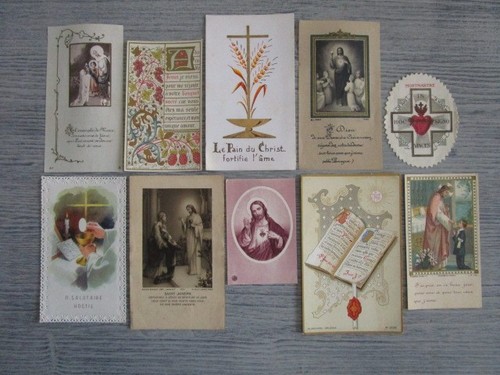 Lot images pieuses - images,
