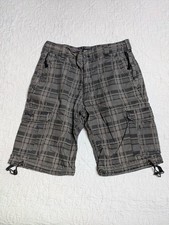 Short bermuda gris coton