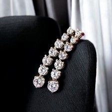 Boucles d'oreilles diamant
