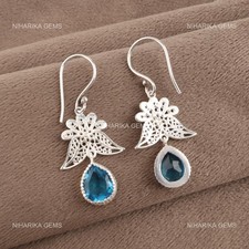 925 Argent Sterling Topaze