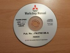 manuel atelier entretien réparation technique Mitsubishi Pajero Sport