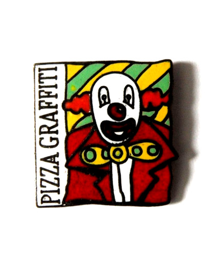 Pin clown pizza graffiti - pin's,