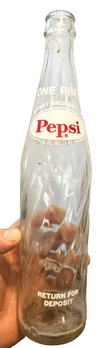 Pepsi cola 1 pt glass - fl,