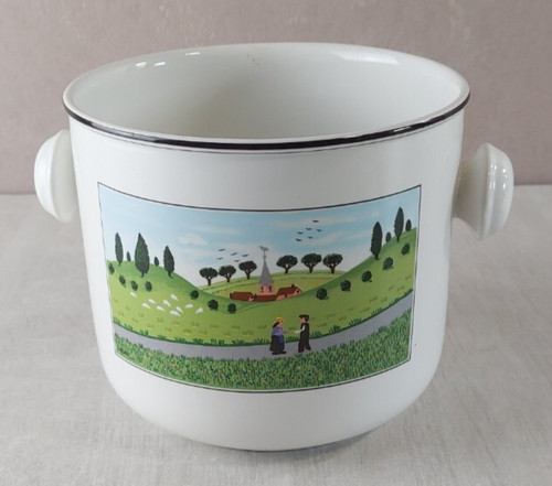 Ancien cache pot - ,, décor