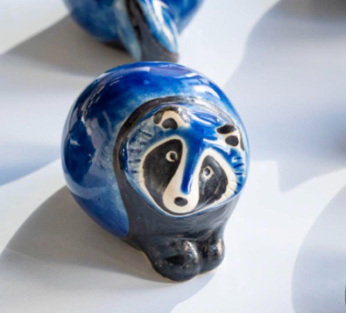 Ornement poterie bleue - poterie,