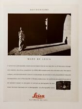LEICA M6 vintage Camera  Print Ad !! " BLACK Camera "