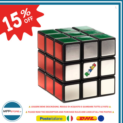 Cubo rubik 3x3 - cubo, métallisé
