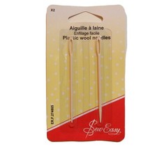 Aiguilles A Laine ou A Canevas À Bouts Arrondis 7,5 cm Tricoter Tissage (2 pièce