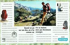 publicité Advertising 11211  1995 le sac à dos Decathlon Ajustable Cherokee 2p