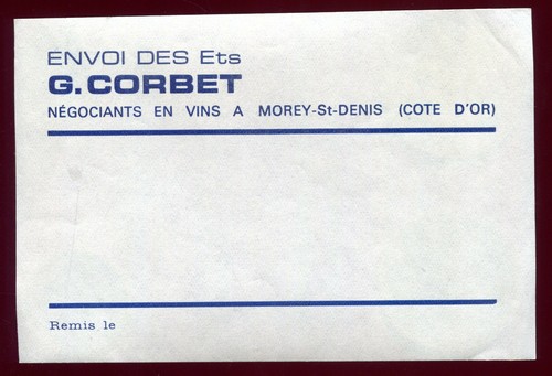 Rare étiquette envoi - d'envoi, vin
