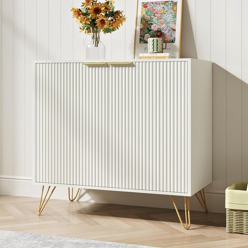 White buffet cabinet with - white,