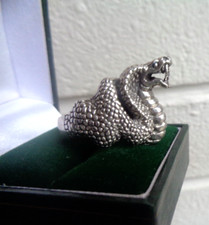Bague Cobra En Argent Sterling