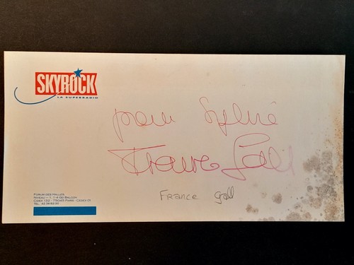 Autographe dédicace france - dédicace,