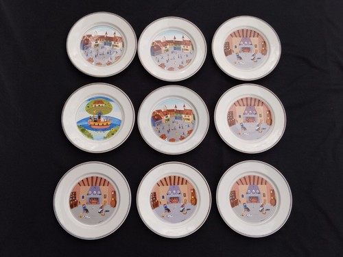 Lot assiettes laplau design - assiettes,