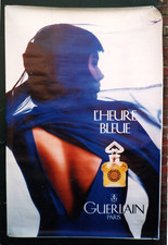 GUERLAIN - L'Heure Bleue Affiche originale Parfum 1995 Format Abribus 120x176cm