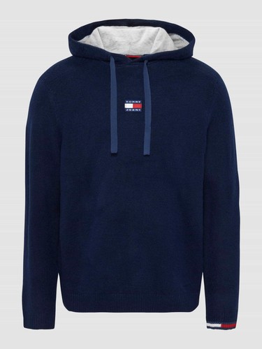 Pull capuche badge tommy - pull, à