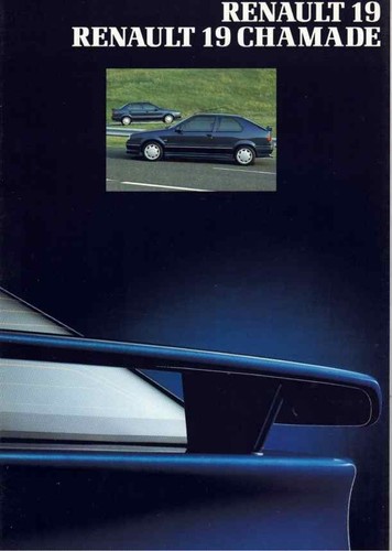 Catalogue brochure renault - renault, 19