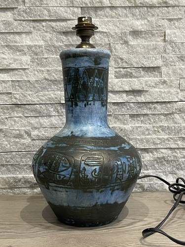 Rare lampe jacques blin bleu - jacques,