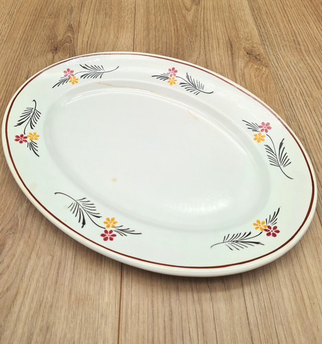 Plat ovale service ancien - plat,