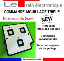 BOITIER DE COMMANDE AIGUILLAGE TRIPLE modélisme train