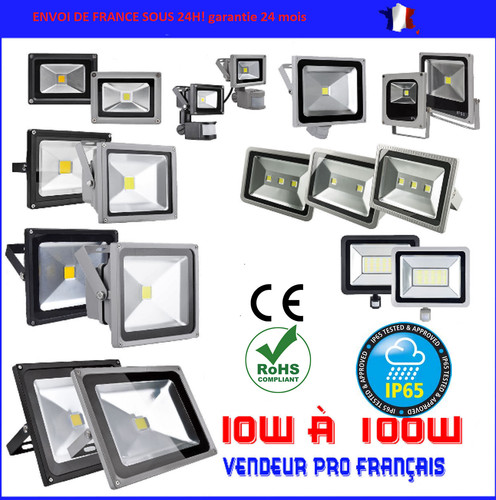 Projecteur led exterieur blanc - exterieur,