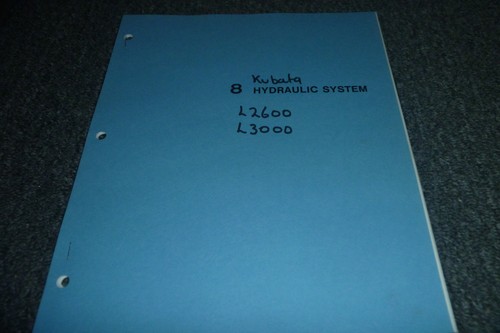 Kubota l2600 l3000 compact - l2600,