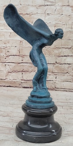 Graceful flying lady bronze - graceful,
