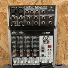 Behringer Xenyx Q802 USB 8 canaux 2 bus mixeur analogique micro préampli...