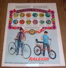 1971 LARGE PRINT AD/RALEIGH