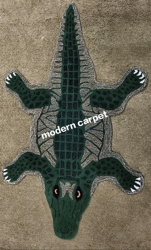 Tapis crocodile 3x5 pieds - , fait