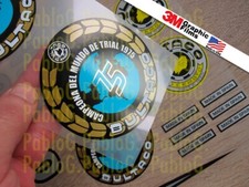 Bultaco Championne World Trial 1975 sherpa autocollant X1 autocollants autoco...