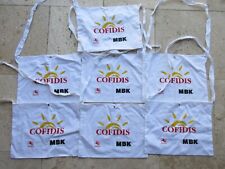 Lot 7 Musette cycliste COFIDIS MBK vintage sac ravitaillement collection