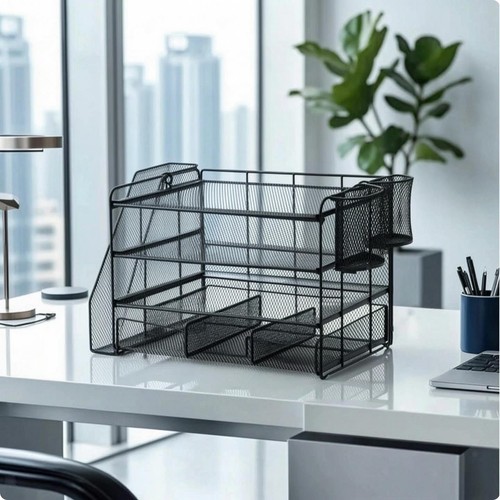 Organiseur bureau tissu - de,