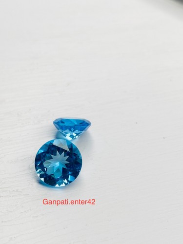 Topaze bleu suisse facettes - topaze,