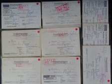 WW2 9 LETTRES PRISONNIER DE