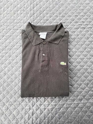 Polo lacoste noir - lacoste,