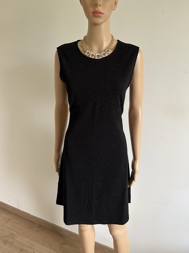Robe noire pailletée neuve - robe,