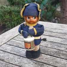 Ancien automate Soldat qui joue du tambour mécanisme à Clef fonctionnel