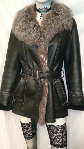 Manteau femme cuir - cuir, agneau