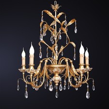 Lustre 5 Lumières Fer Forgé