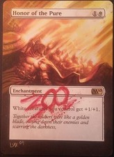 Honneur des Purs Altéré - Altered Honor of the Pure - Laura Van Wie - Magic mtg