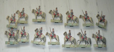 rare Lot 14 cavaliers chasseurs d'afrique carton découpis KLAENSCHI Georges