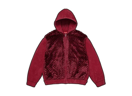 Pull capuche zippé en - capuche,