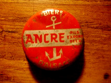 Rare capsule bière ANCRE Alsace rouge Kronkorken Kapsel cap bouteille bouchon !