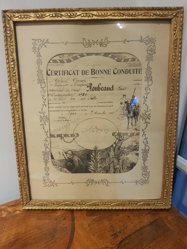 Cadre certificat bonne - cadre, de