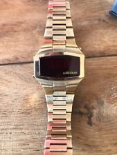 1974 Wittnauer LONGINES Polara LED date wristwatch VGC and working order