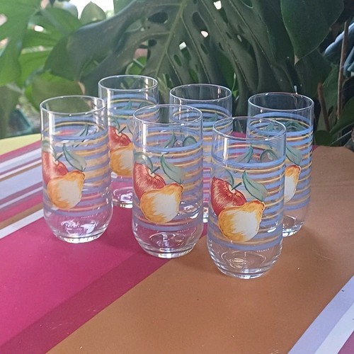 Lot verres orangeade - 6,