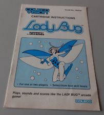 Notice en anglais pour jeu Colecovision "Lady Bug" (n°1217S)